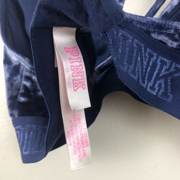 Victoria’s Secret Pink Crushed Velvet Bralette - Picture 6 of 6
